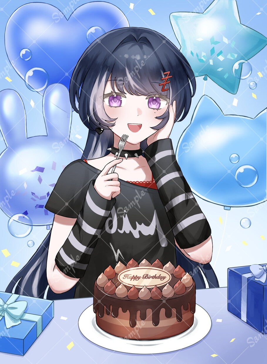 アイコン・一枚絵お描きします アイコン、誕生日やMV用イラスト、配信サムネなど イメージ5