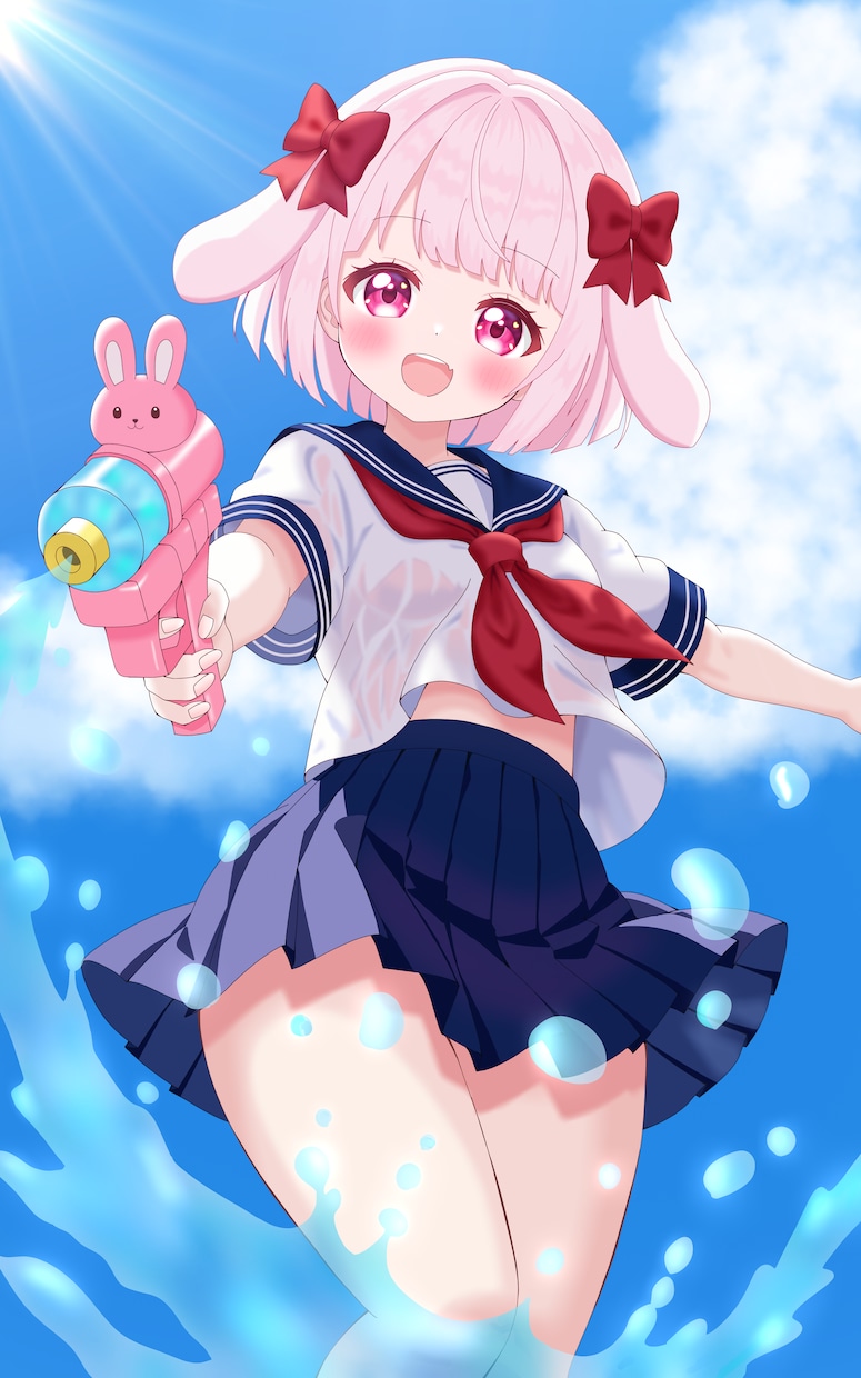 商用無料！目を引くかわいい女の子のイラスト描きます 二次利用無料！AI不使用！映えるイラストを制作します！ イメージ3