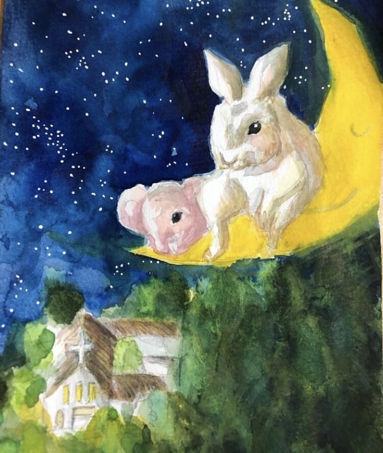 ペット絵を唯一無二のオリジナルでお贈りします 提示写真から最短最長1wkで描きます イメージ1