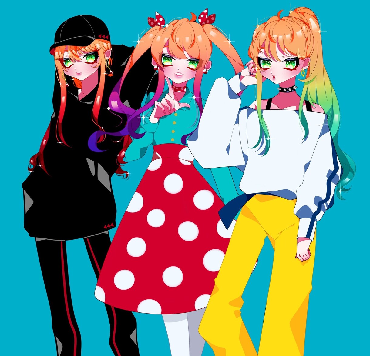 貴方好みのイラストを描きます 彩度の高いイラストやパキッとした塗りが好きな人にオススメです イメージ5