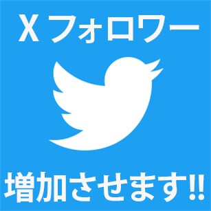X（旧Twitter)日本人フォロワーを増やします 減少率ほぼ0%です[2022年11月確認] イメージ1