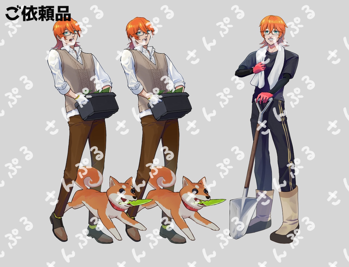カッコイイ男性キャラクターの立ち絵描きます 貴方のこんな子欲しい！を力強く魅力的な姿でデザイン！ イメージ6