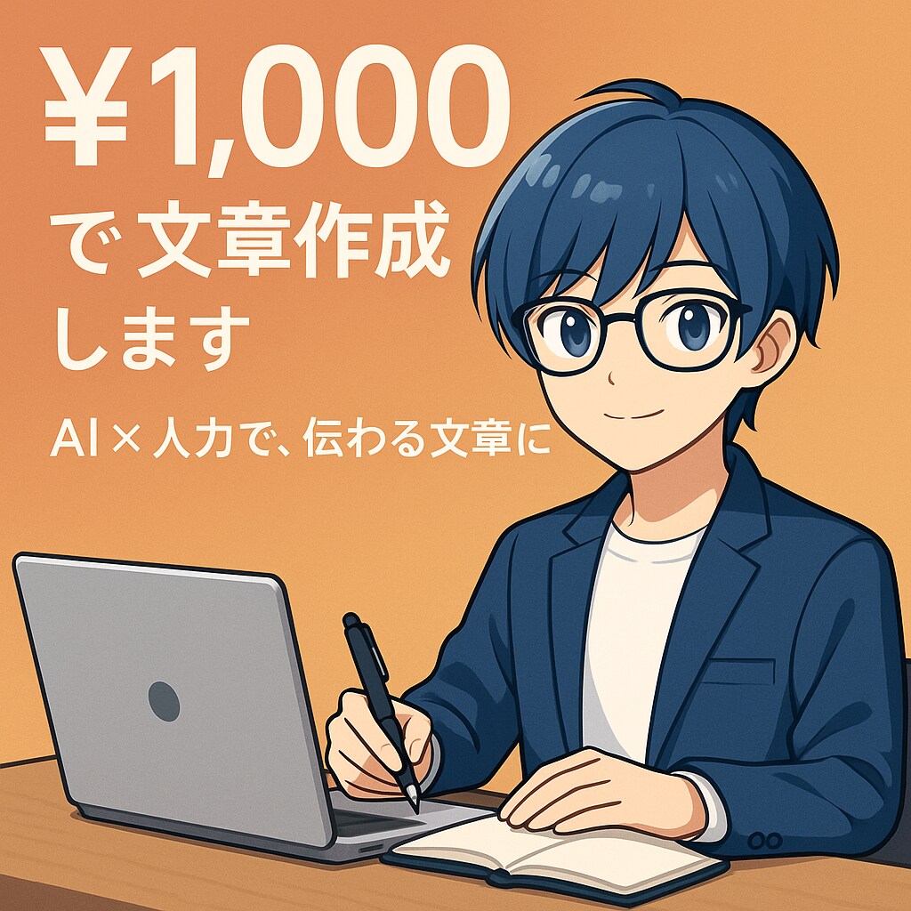 500文字までの文章を作成します 「ちょっとした文章、頼みたい」そんな時に。 イメージ1