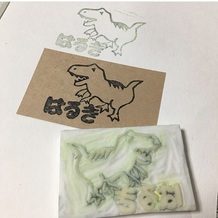 消しゴムはんこ作ります お名前はんこ、ロゴ、キャラクターご希望にお応えします。 イメージ10