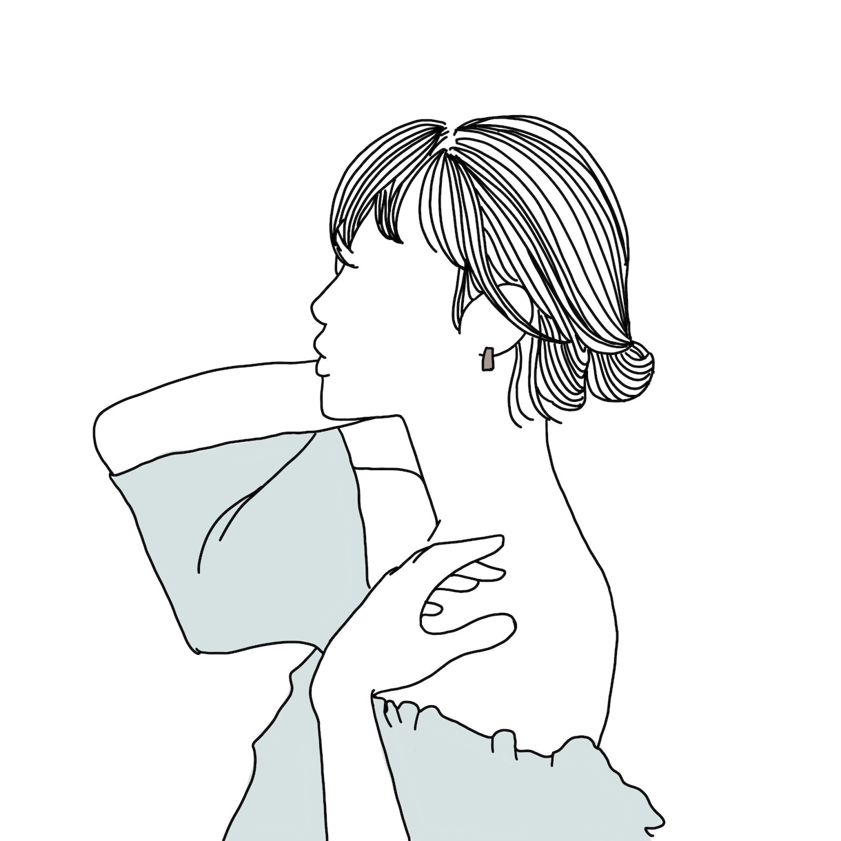 商用利用可！シンプルで個性のあるアイコンを描きます 写真を元にSNS等のアイコンに。色の追加も可能です。 イメージ2