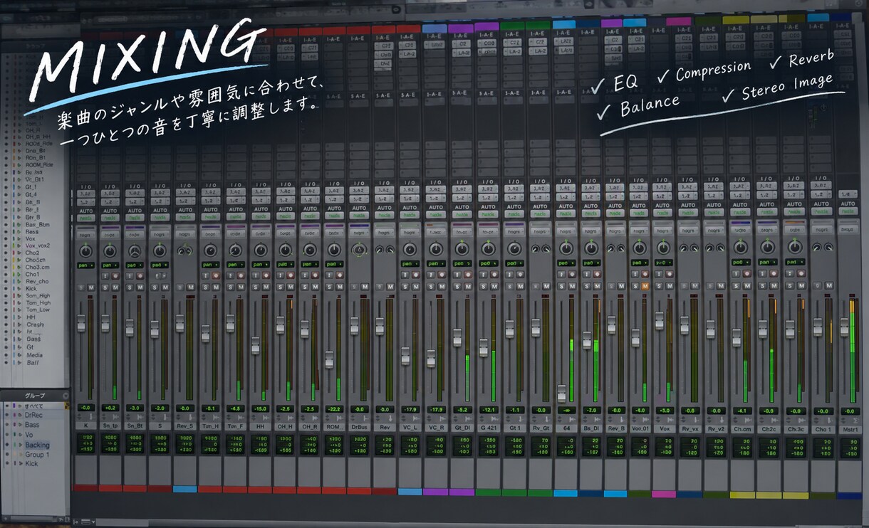 音大生が低価格で楽曲を本格的に仕上げます 現役音大生・録音専攻が丁寧に対応します イメージ1