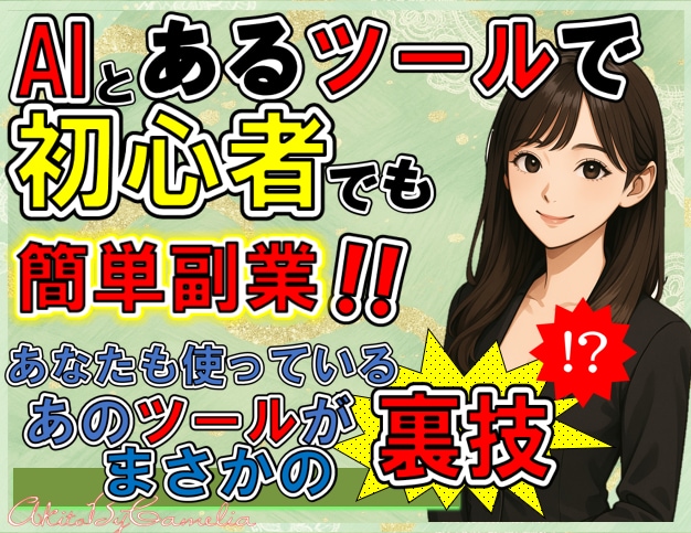 AI×とあるツールを使った収益ノウハウ教えます 初心者でも簡単在宅OK！ほぼ放置で稼ぐおすすめ副業！ イメージ1