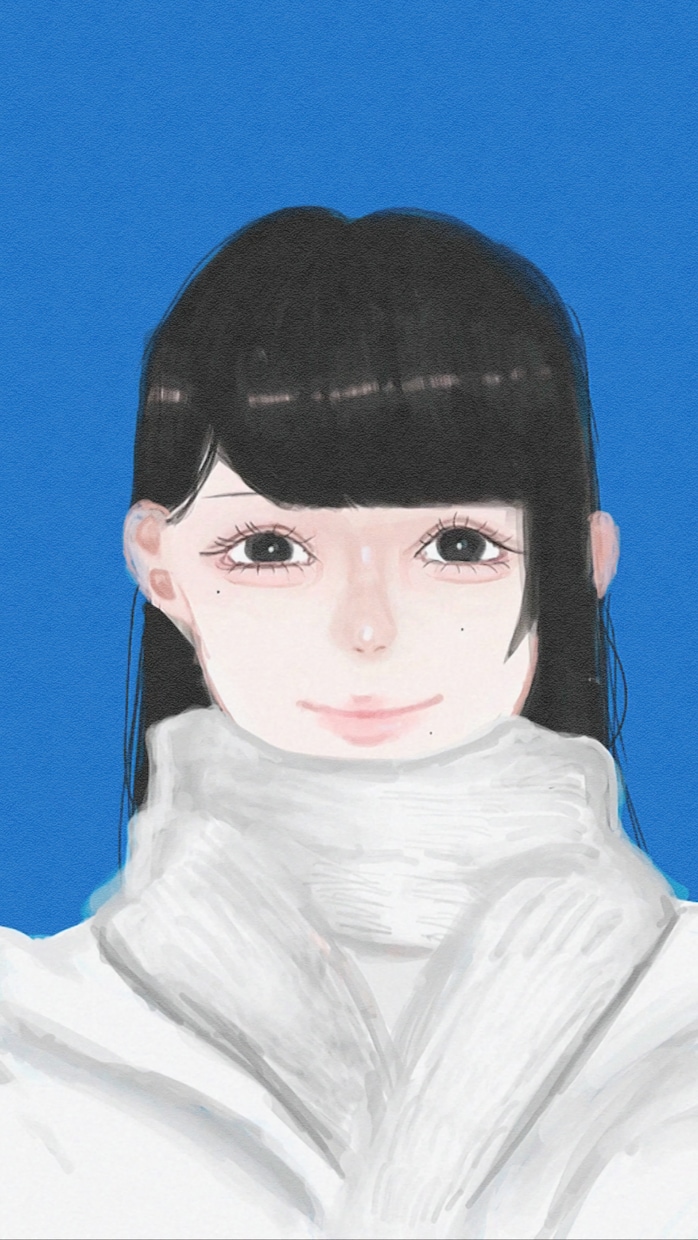 バストアップのアイコンを作成します リアル調ですがイラスト感が欲しい方に！ イメージ1