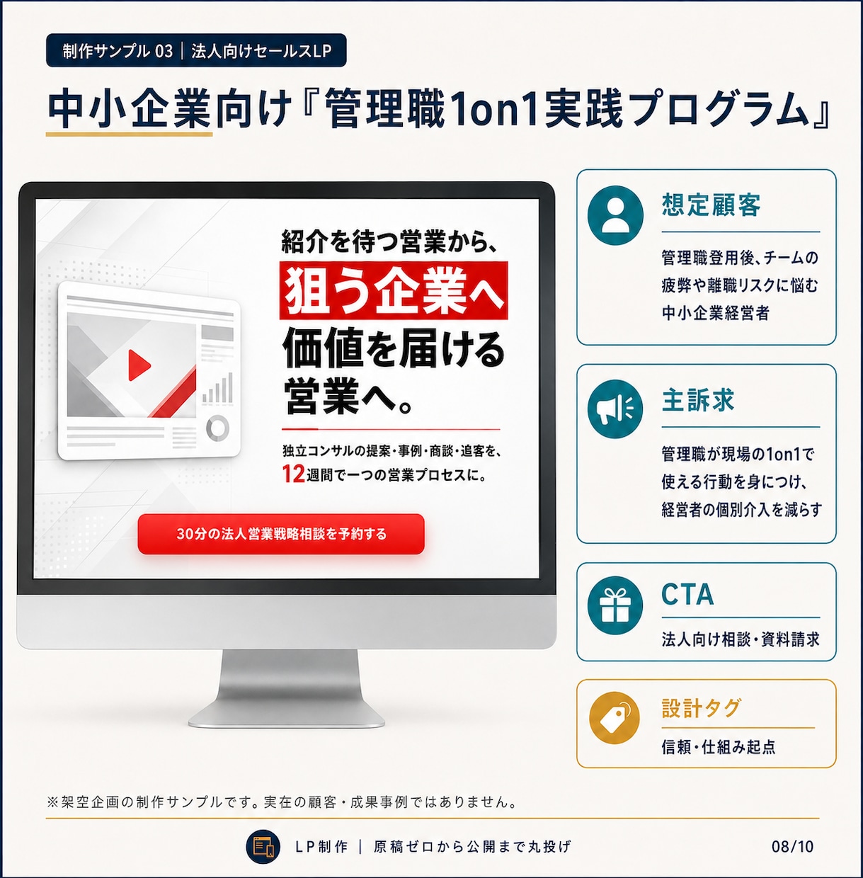 講座ビジネス・コンサル個人起業家のLPを制作します コーチ・コンサル・個人起業家向け｜原稿ゼロから公開まで丸投げ イメージ8