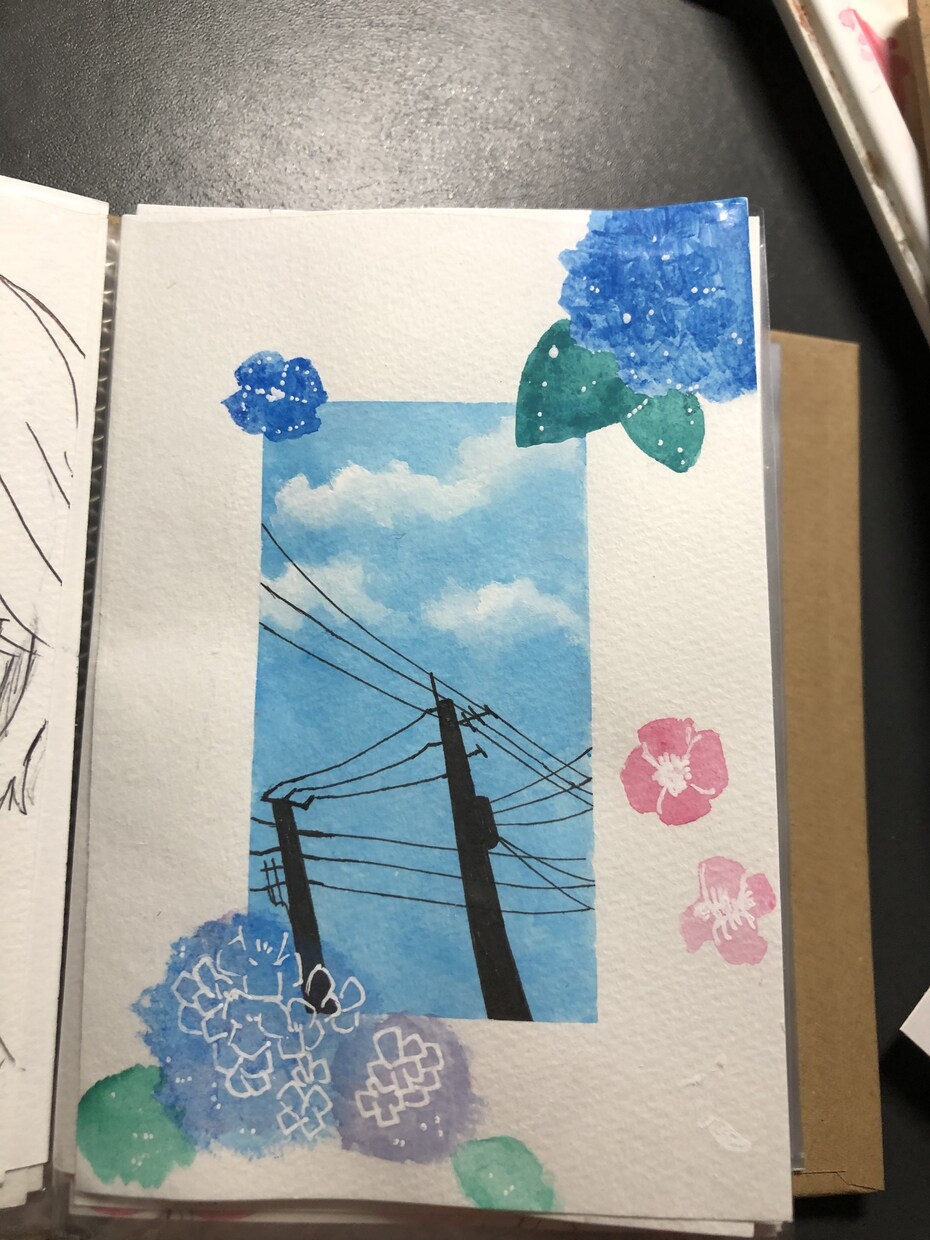 ハガキにイラスト描きます お手紙を添えて大切な人への贈り物にもどうぞ。 イメージ10