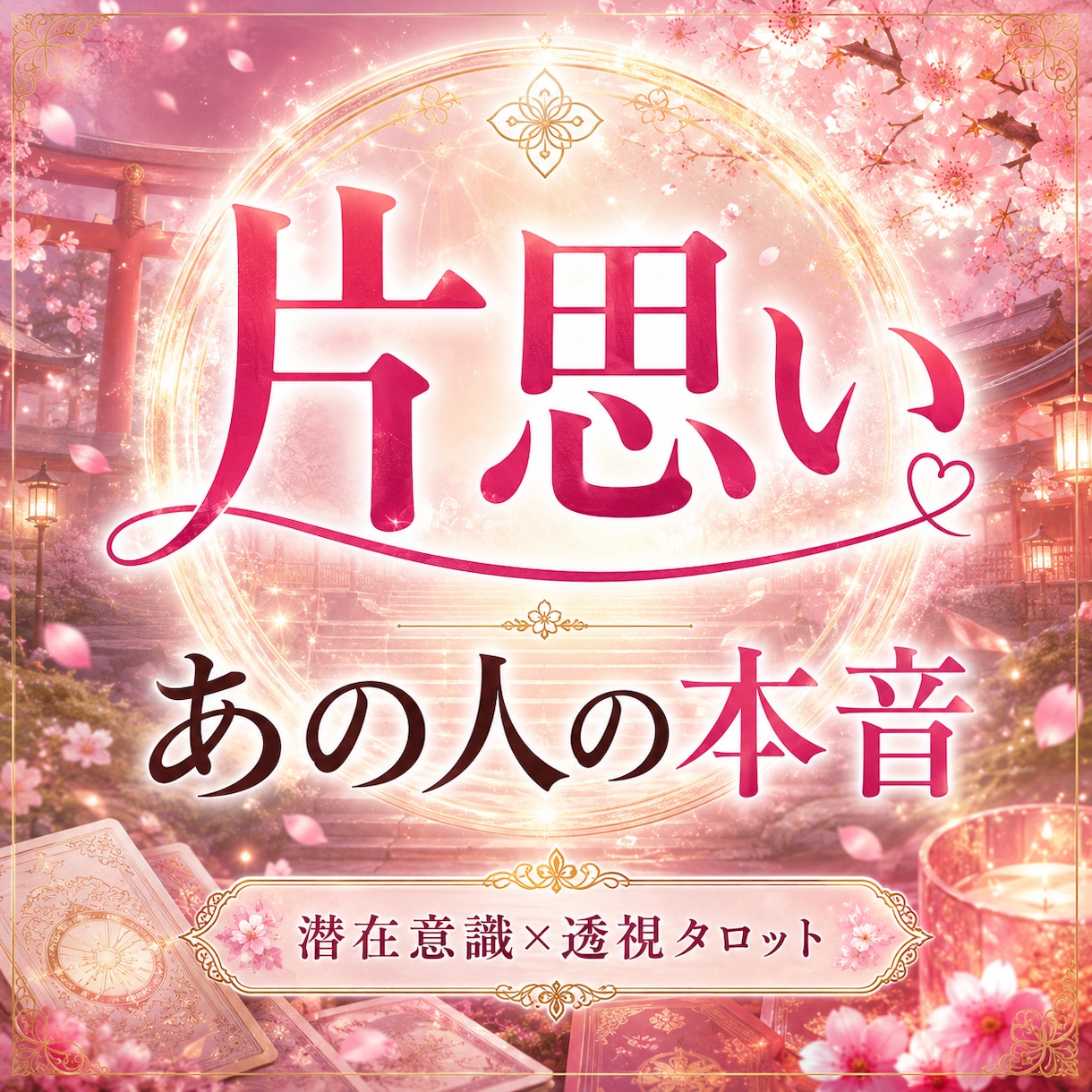 片思い｜あの人の本音と二人の未来を見透します 言葉や態度の奥にある気持ちを読み解きます イメージ1