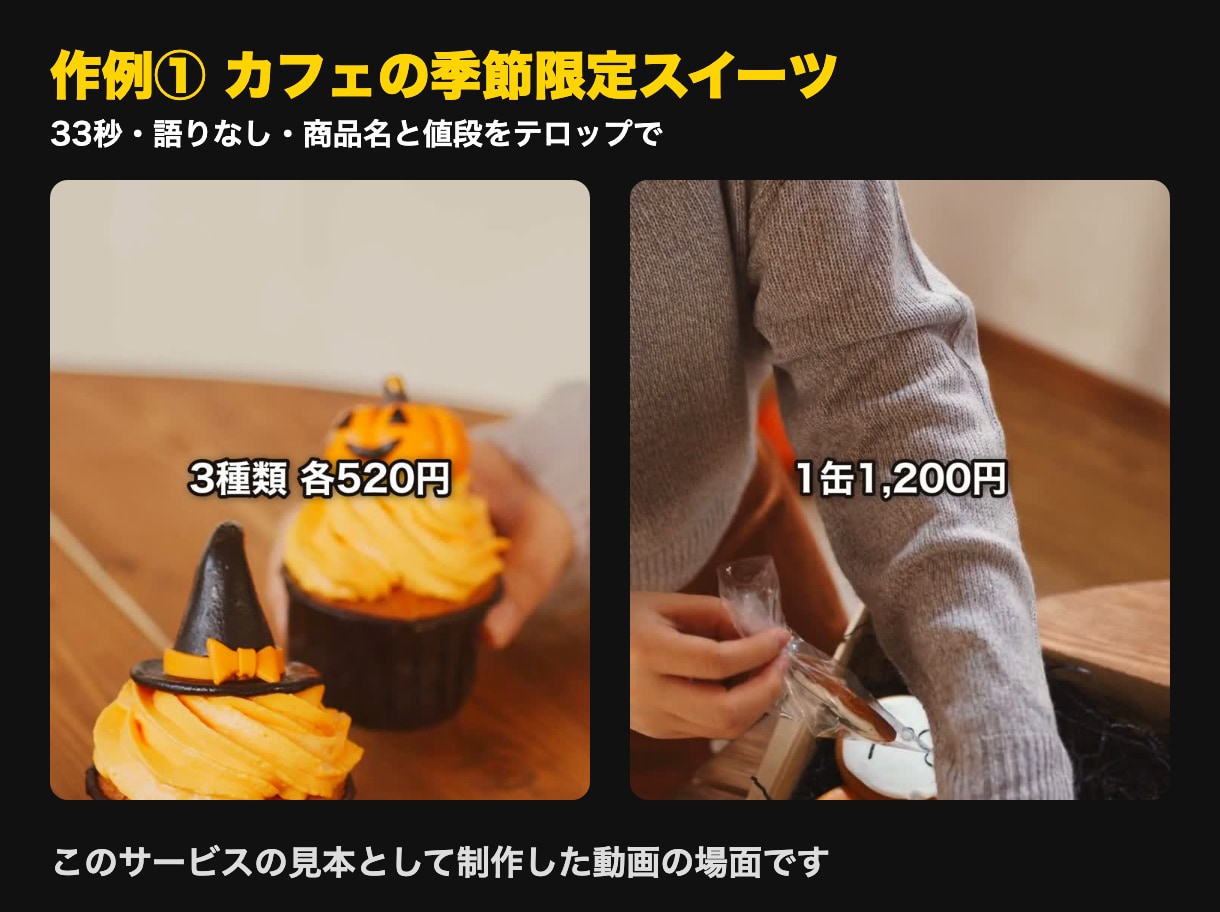 店舗・商品PRの縦型ショート動画を編集します 企業依頼のTikTok縦型を数百本編集｜初稿3日 イメージ2
