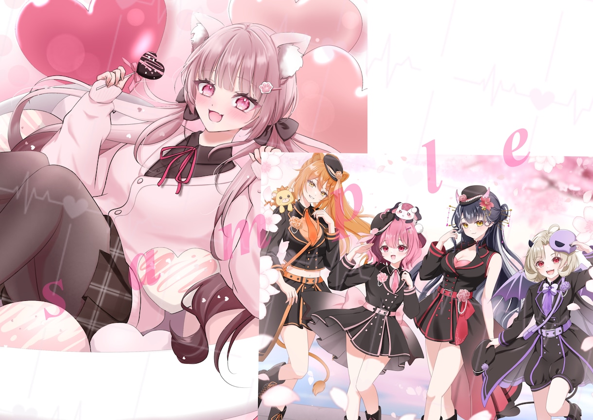 透明感あふれる、心惹かれる1枚絵を描きます 丁寧にご相談しながら！活動を彩る大切な1枚を制作します！ イメージ10