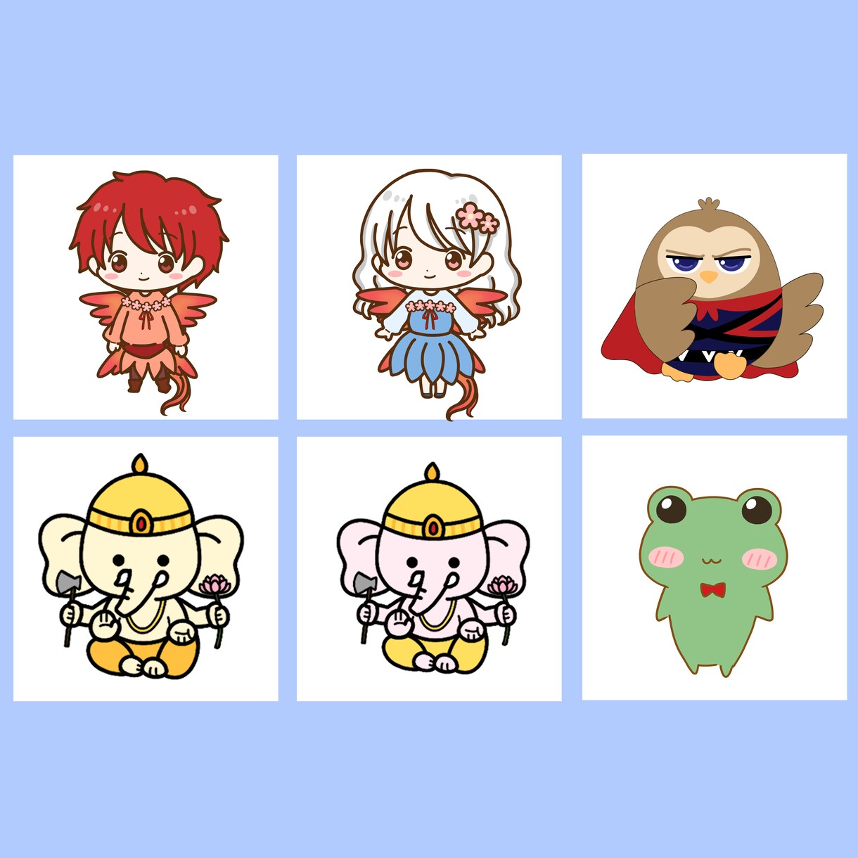 商用可！可愛いイラストやオリジナルキャラ作成します 商用利用OK♪SNSアイコンやHPにもピッタリ！ イメージ8