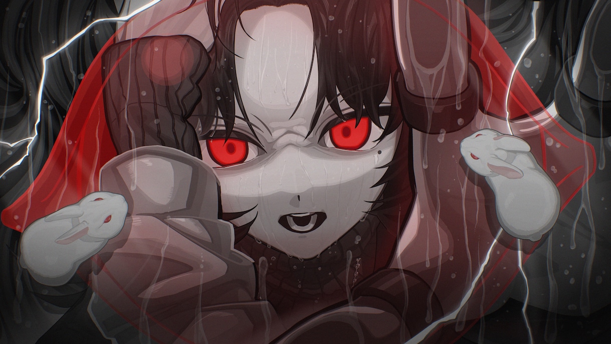 MV/歌ってみたのサムネ用イラストを制作します 曲の雰囲気に合わせる一枚絵を作成します。YouTube投稿可 イメージ3