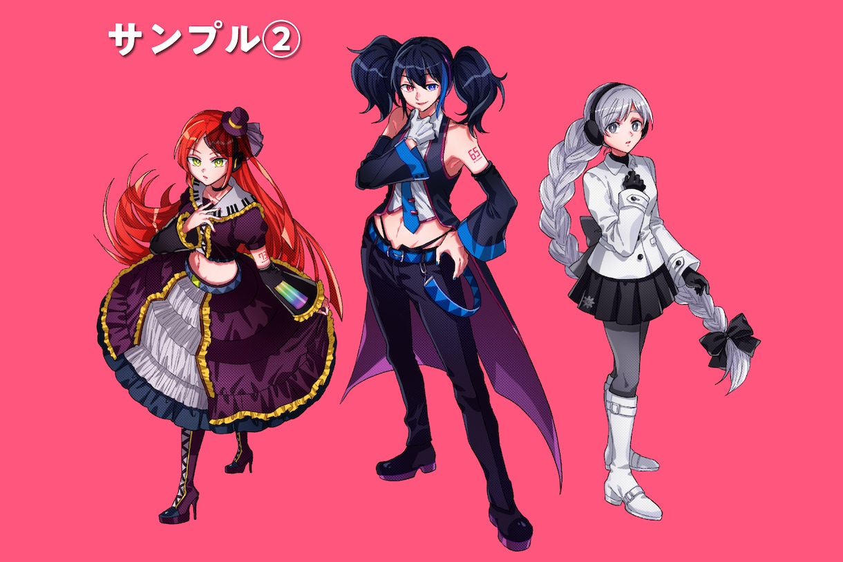 立ち絵制作します Vtuber、アクスタ、実況、TRPG等に！ イメージ5