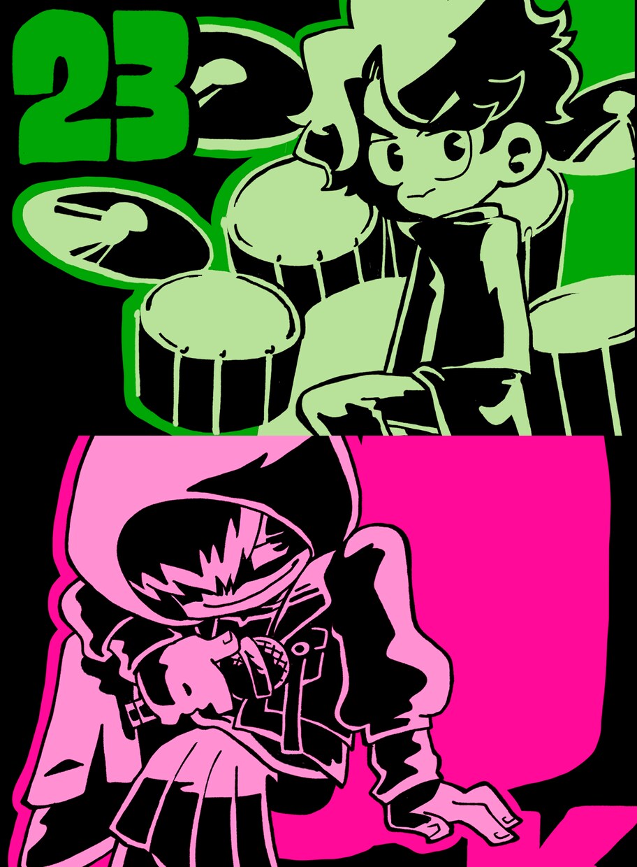 ポップな黒カゲイラスト描きます カット、アイコン、イベントグッズなど◎ イメージ3
