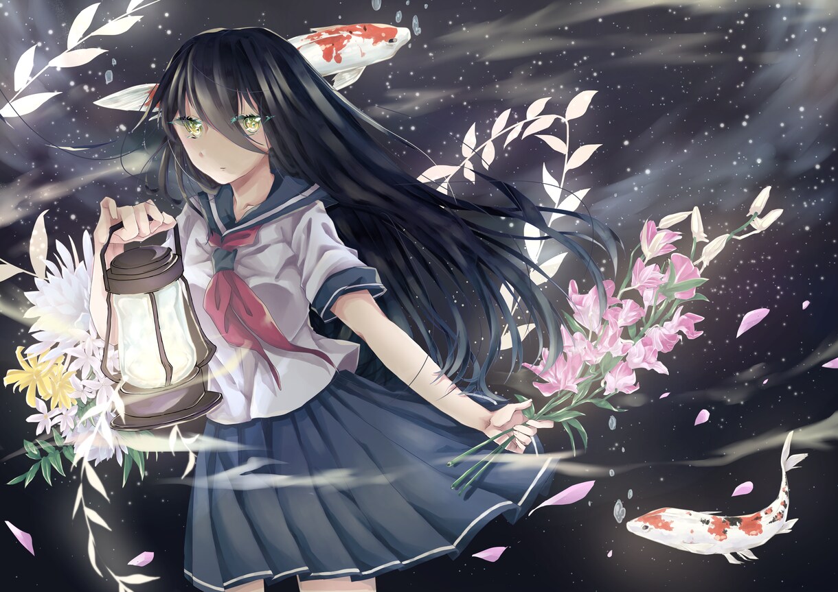 女の子のイラスト制作します アイコンから一枚絵までお任せ下さい！ イメージ1