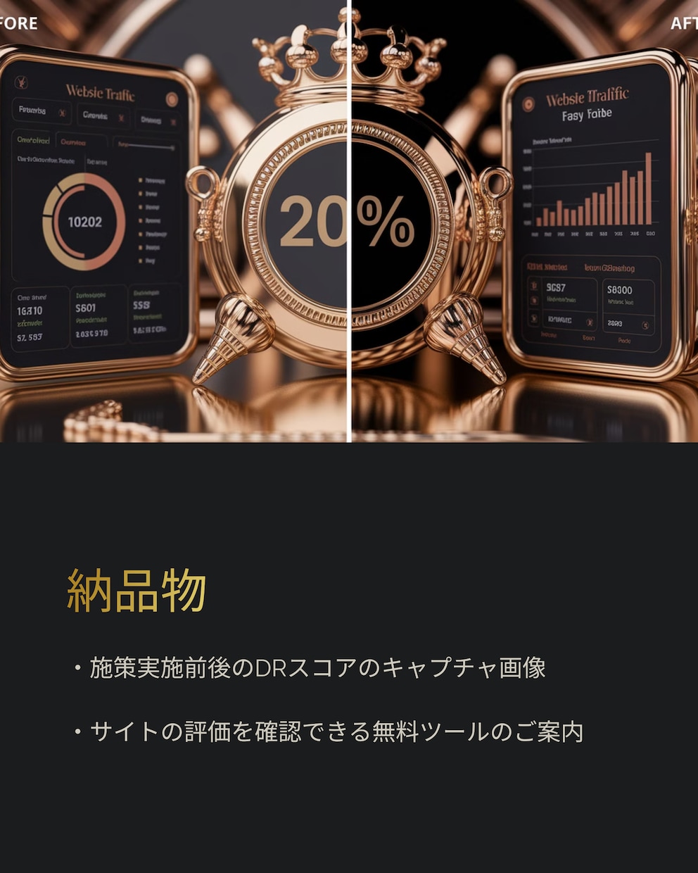 検索上位へ！DR30～80を強力ブースト！致します 安全なSEO対策でサイトの評価を最速向上！ イメージ9