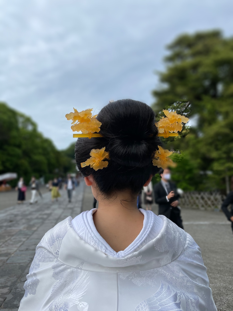 ブライダルヘアメイク花嫁様の魅力引き出します ブライダルヘアメイク提案、ご相談乗ります⭐︎ イメージ6