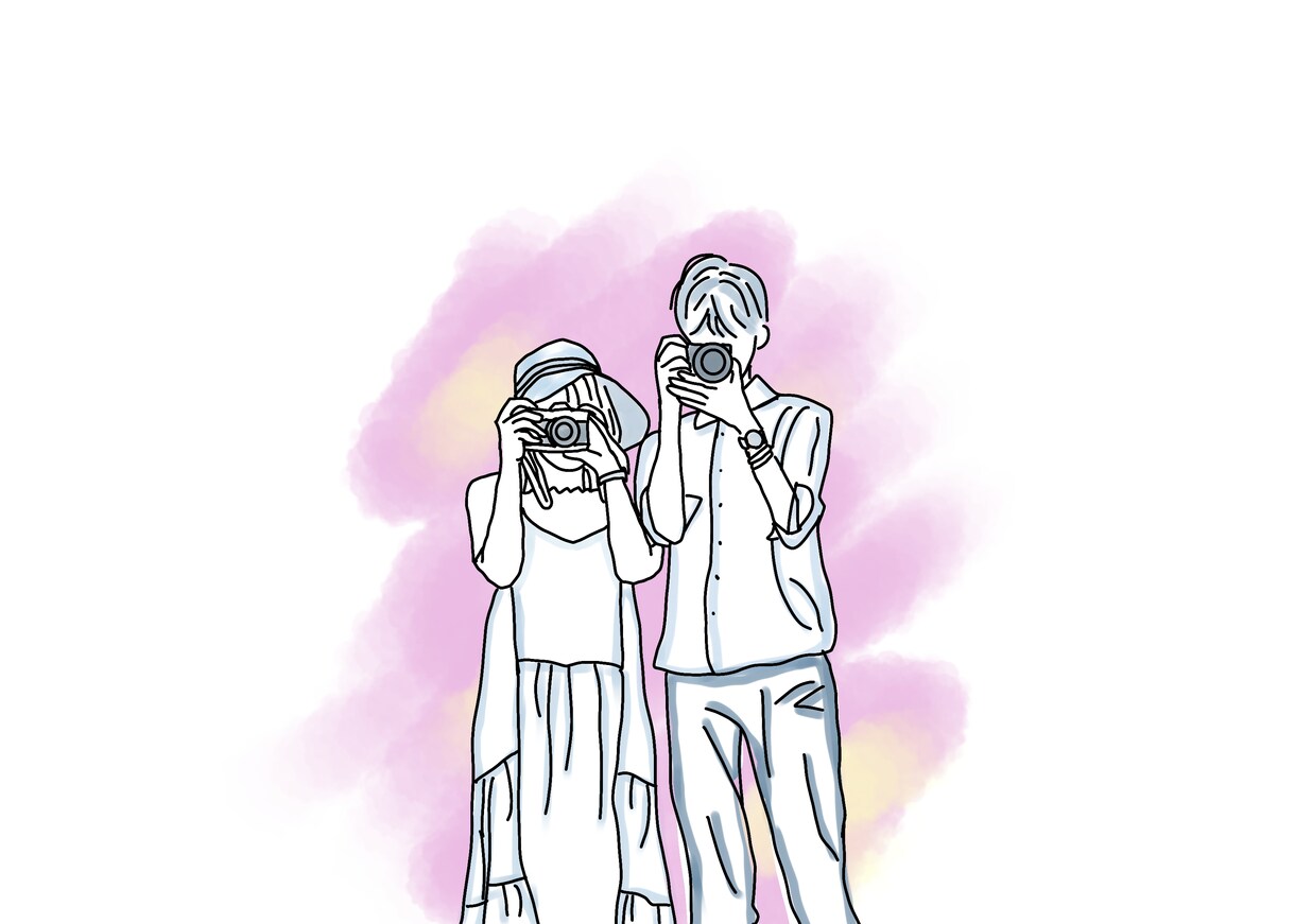 写真を元にイラストを描きます 写真を元に線画や色アリのイラストを作成します。 イメージ1