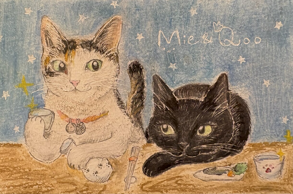 ペットを絵本の1ページのような手描き似顔絵にします ペットを絵本の1ページのような手描き似顔絵にします！ イメージ1