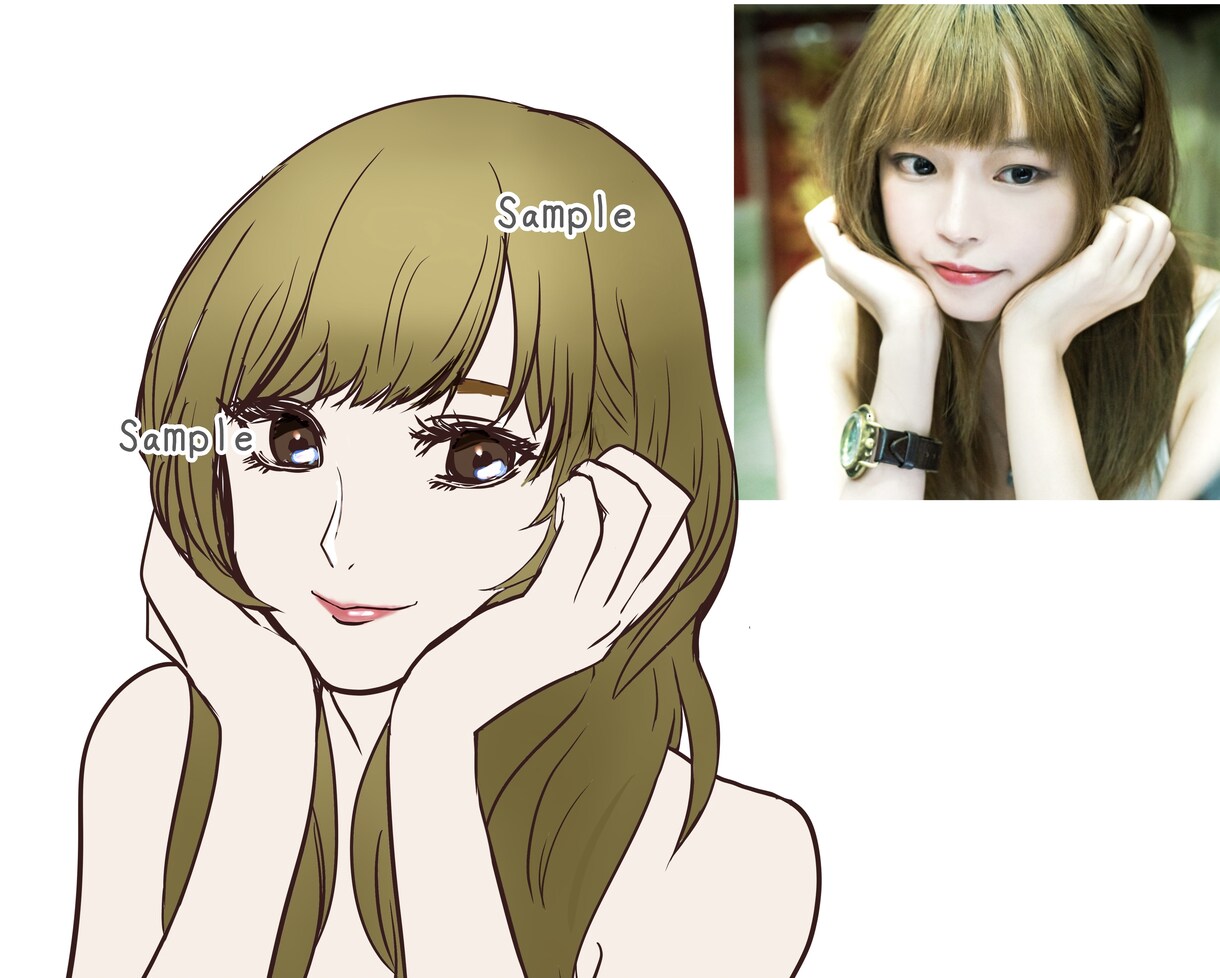 SNSアイコン／イラスト描きます SNSアイコン描きます／WEBマーケターが本職の1児のママ イメージ6