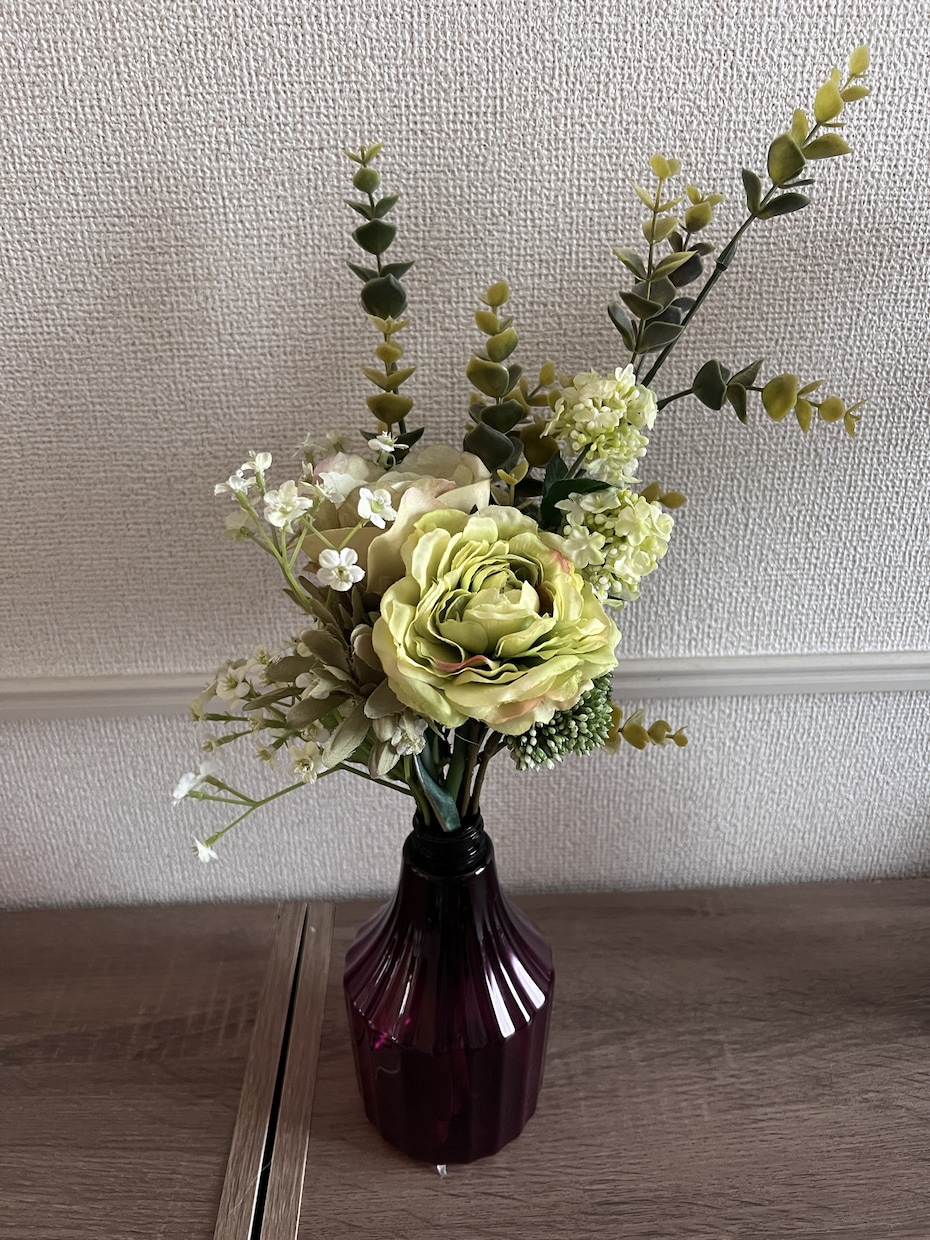 造花で好きな色味の花束作ります 好きな色や推し色の花束を置いて家を可愛くしませんか？♥ イメージ6