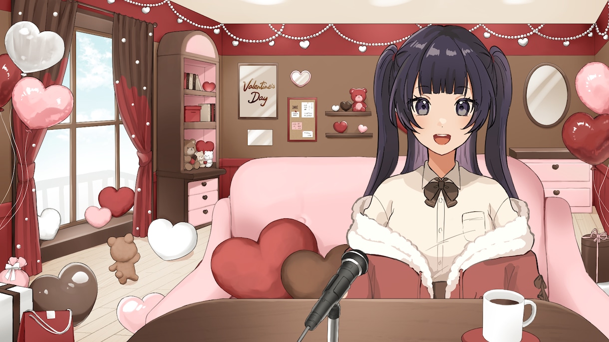 Vtuberさんのお部屋作ります あなただけのオリジナルのお部屋が欲しい方向け イメージ1