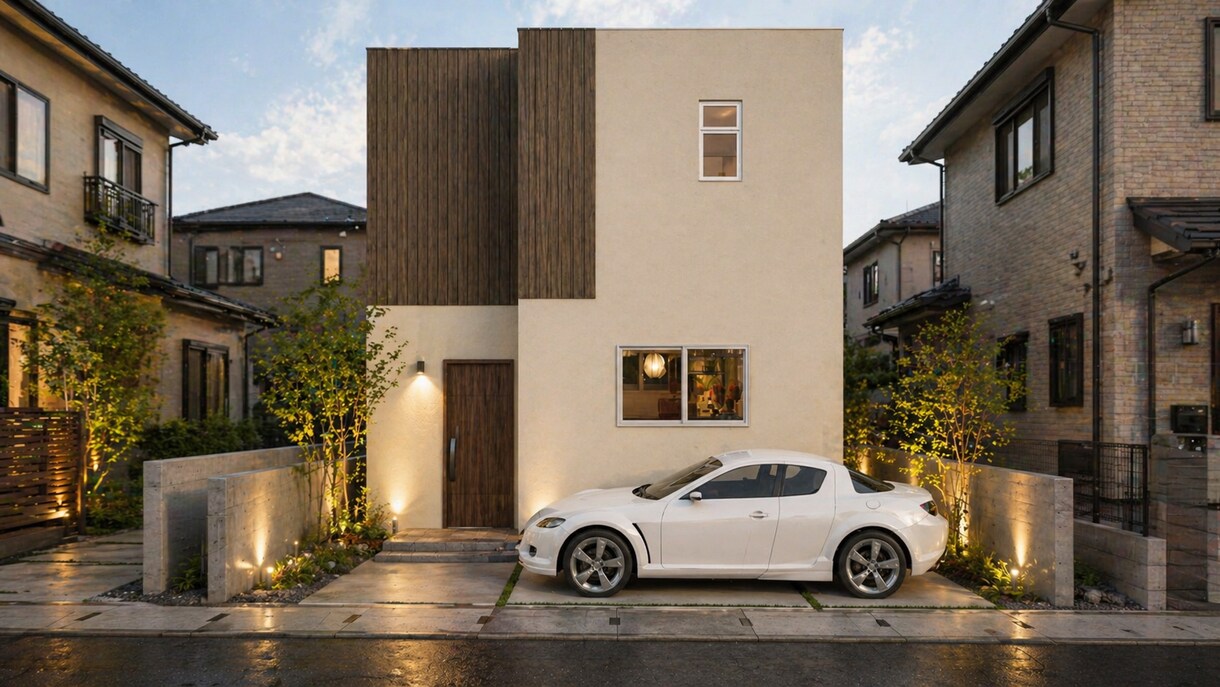 実績作りの為、基本料金で4アングル作成できます フォトリアルな建築パース！住宅・店舗お任せ下さい。 イメージ7
