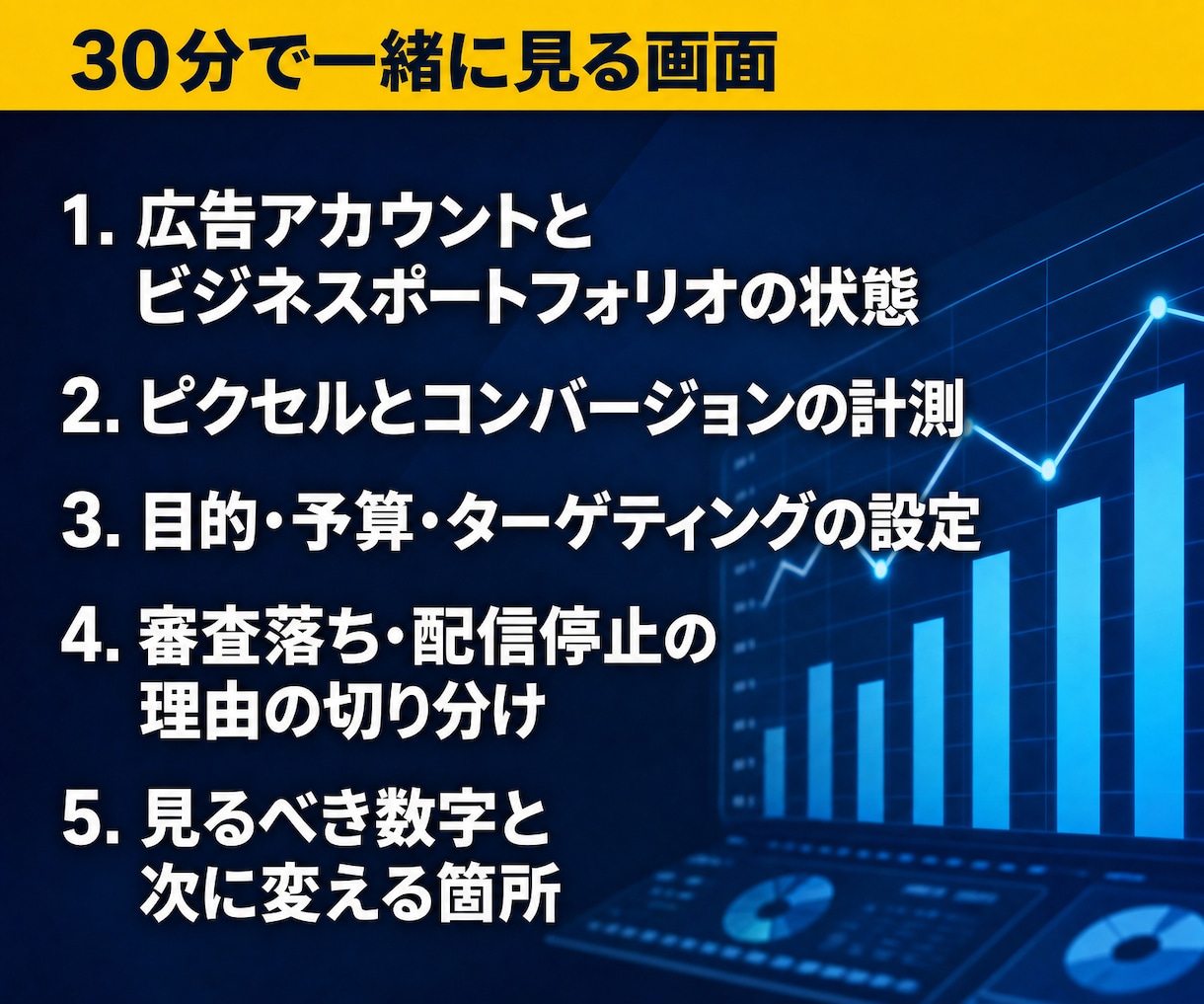 認定資格者がMeta広告の相談に30分のります 初心者歓迎｜ビデオ30分＋3日間チャットで追加質問OK イメージ3