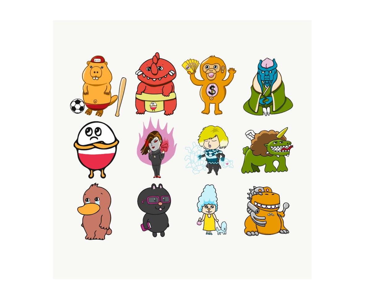 商用OK！ゆる〜いキャラクター作ります 企業のマスコット、SNSアイコン等にオススメ！ イメージ8