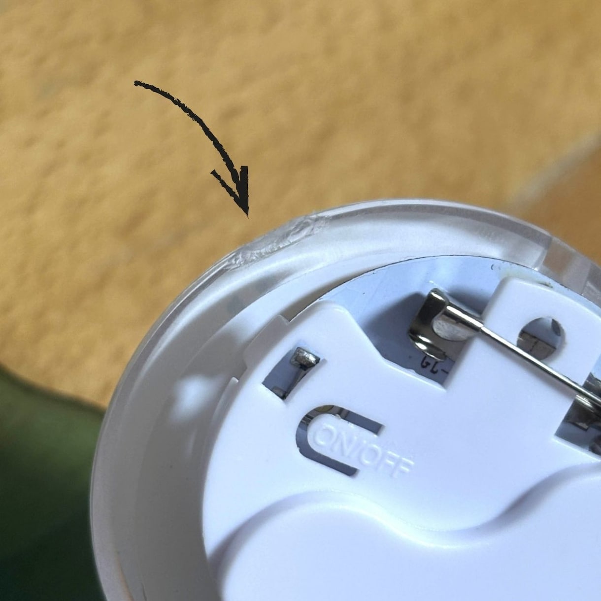おでかけ光るLEDバッジ 直径5㎝ をつくります 写真から作る！3種類にぴかぴか光るLEDバッジをお届けします イメージ6