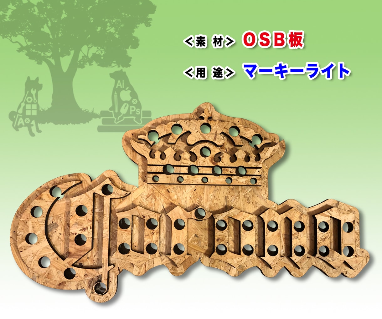 あなたのアイデアをかたちにするサポートをします レーザーカット　レーザー　オリジナル　アクリル　MDF　木材 イメージ7