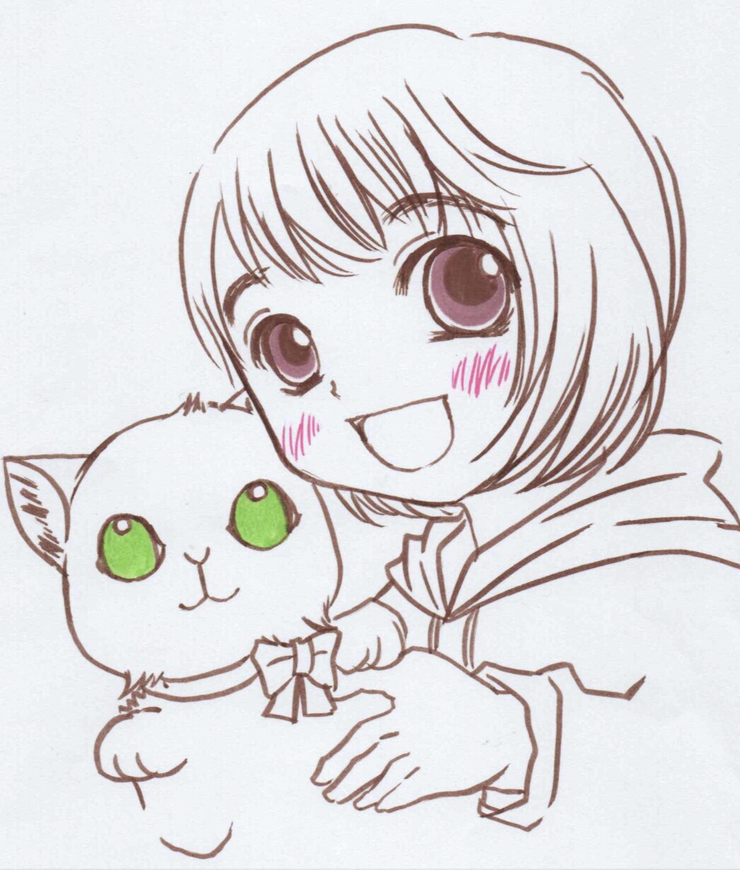 ゆるふわなシンプルな線の似顔絵をお描き致します シンプルな少し漫画タッチなイラストです(˶' ᵕ ' ˶) イメージ5