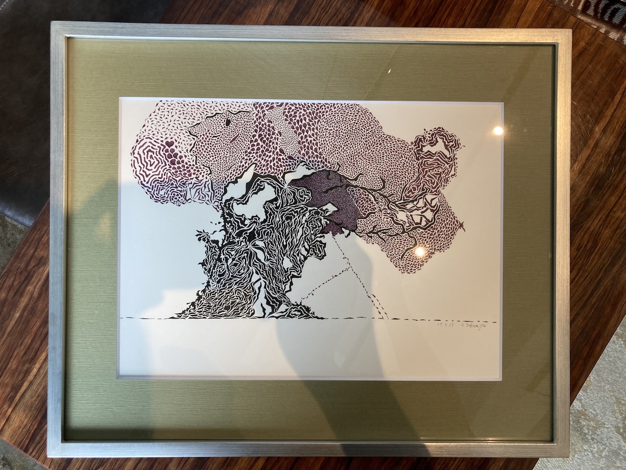 一点もの手描き額装済みアートを創作いたします 細いサインペンを使用した精密画を得意としております！ イメージ7