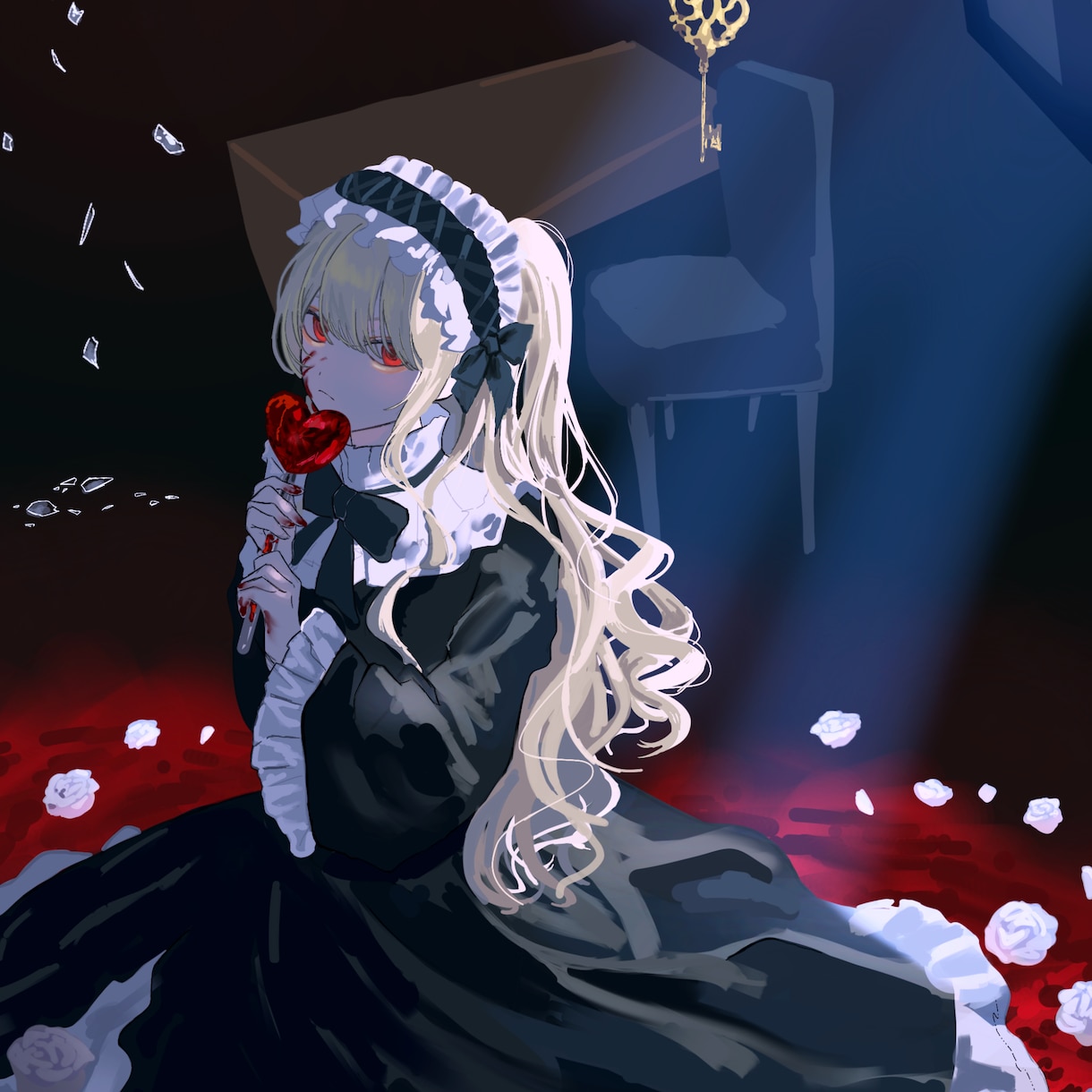 不穏×透明感 アイコン/一枚絵制作します 不穏からかわいいイラストまで！ご要望に添って描きます イメージ1