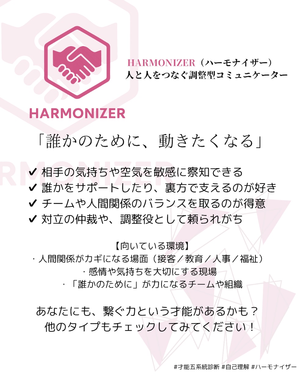 才能を系統別に分類し貴方の才能を言語化します ～ 熱意と価値を言葉に宿す ～ イメージ7