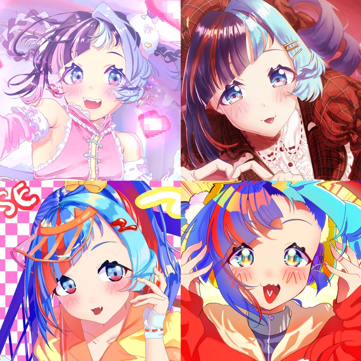 SNSで目を引くアイコン等描きます かわいいからかっこいいまで！幅広いテイスト受け付けております イメージ1