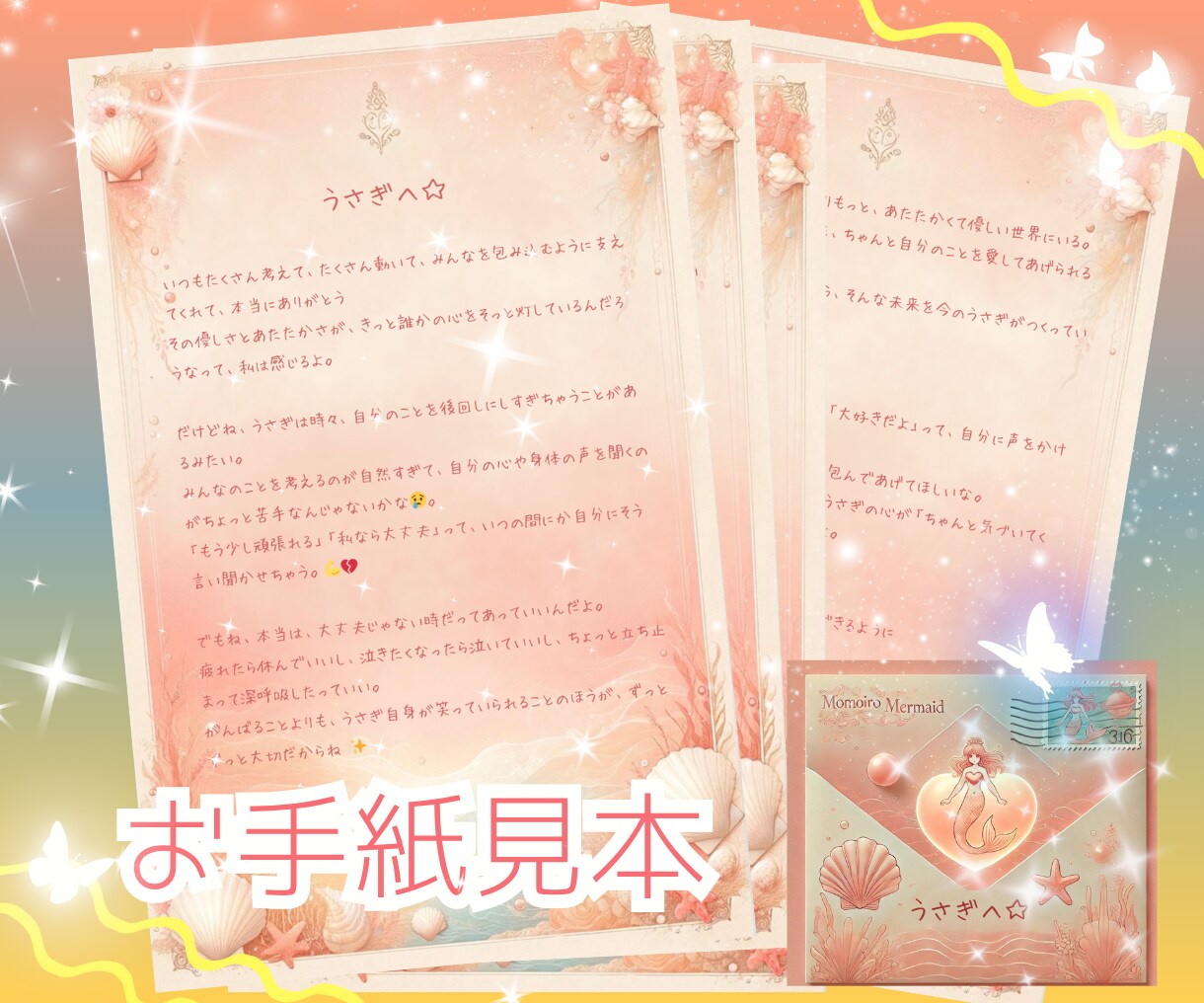 初回¥1500❣️ ✩お手紙セラピー☘️承ります ❤️心がふんわり整い、運命がそっと動き出す✨魔法の手紙✉️ イメージ2