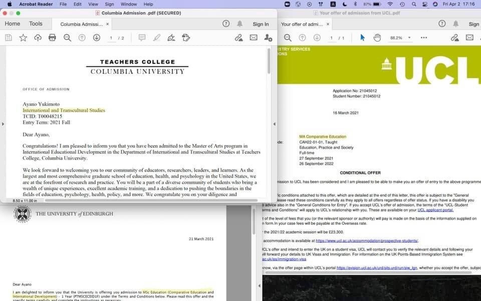 英語レジメの作成をします Personal Statement の添削も行っています。 イメージ1