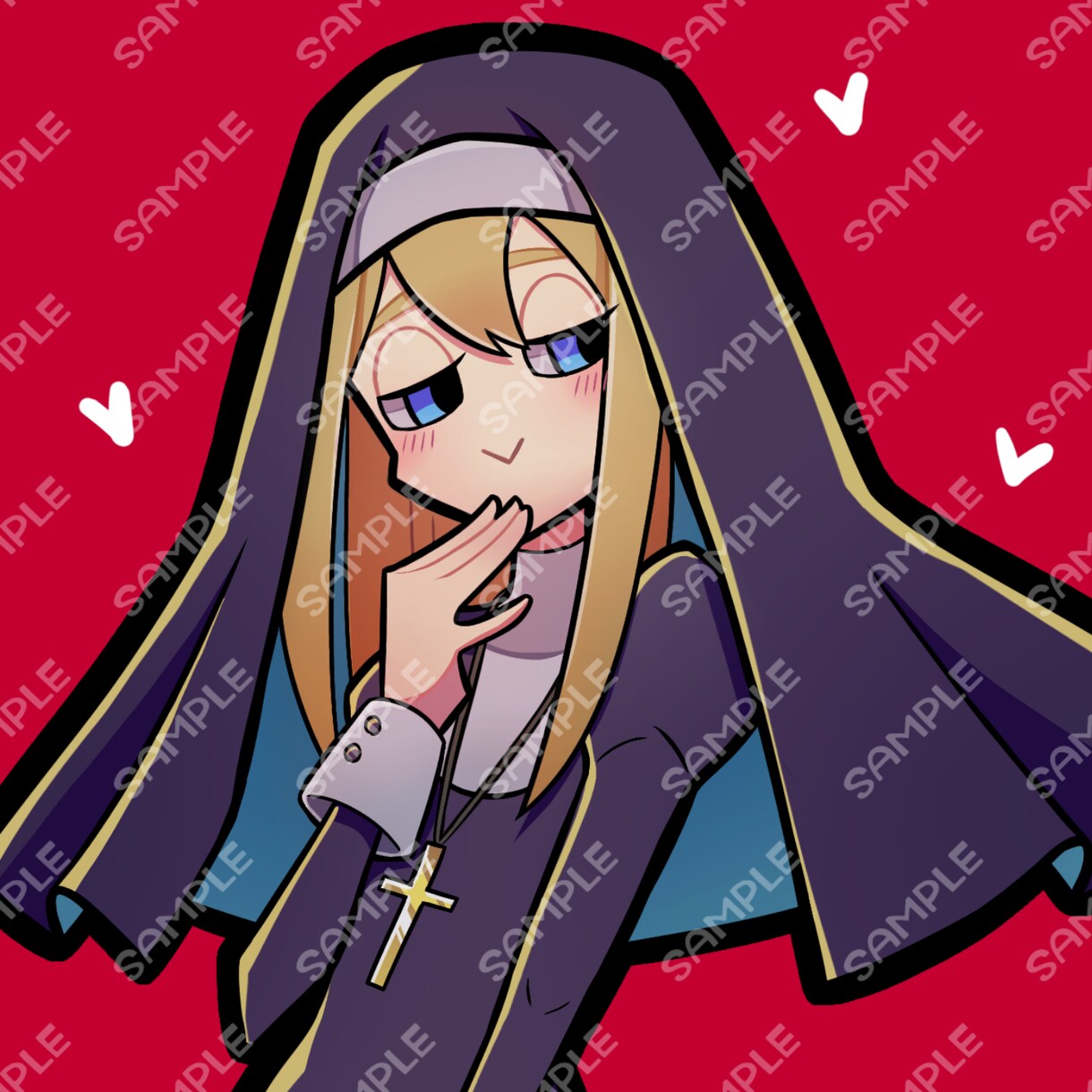 バストアップイラスト描きます アイコンやサムネの素材などにどうぞ！ イメージ3