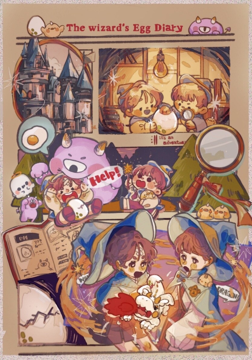 ゆるふわイラストお描きします 物語のようなやさしい世界をお届けします イメージ3