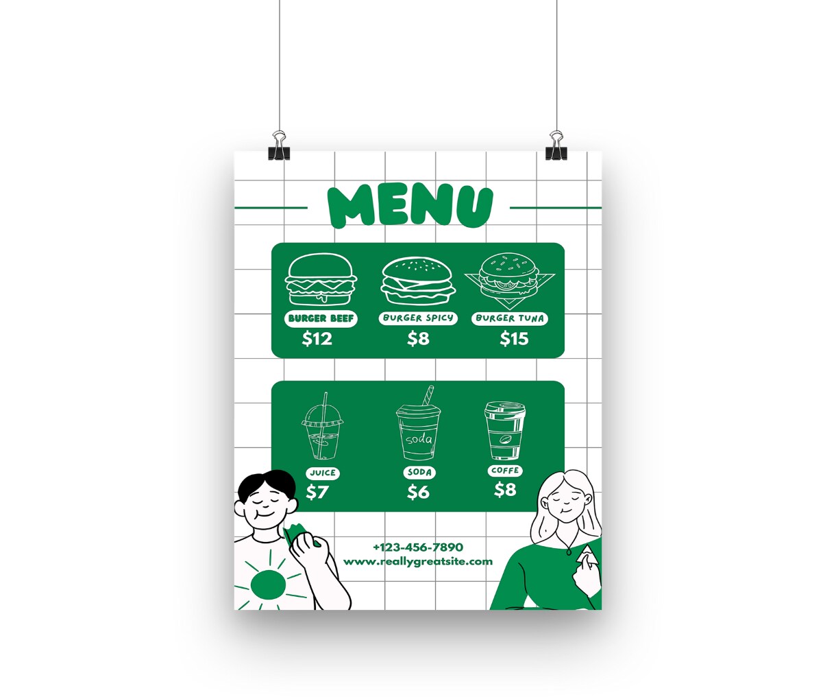 カフェやレストランのメニュー表をデザインします 芸能人御用達！有名焼肉店のメニュー制作経験あり！ イメージ4