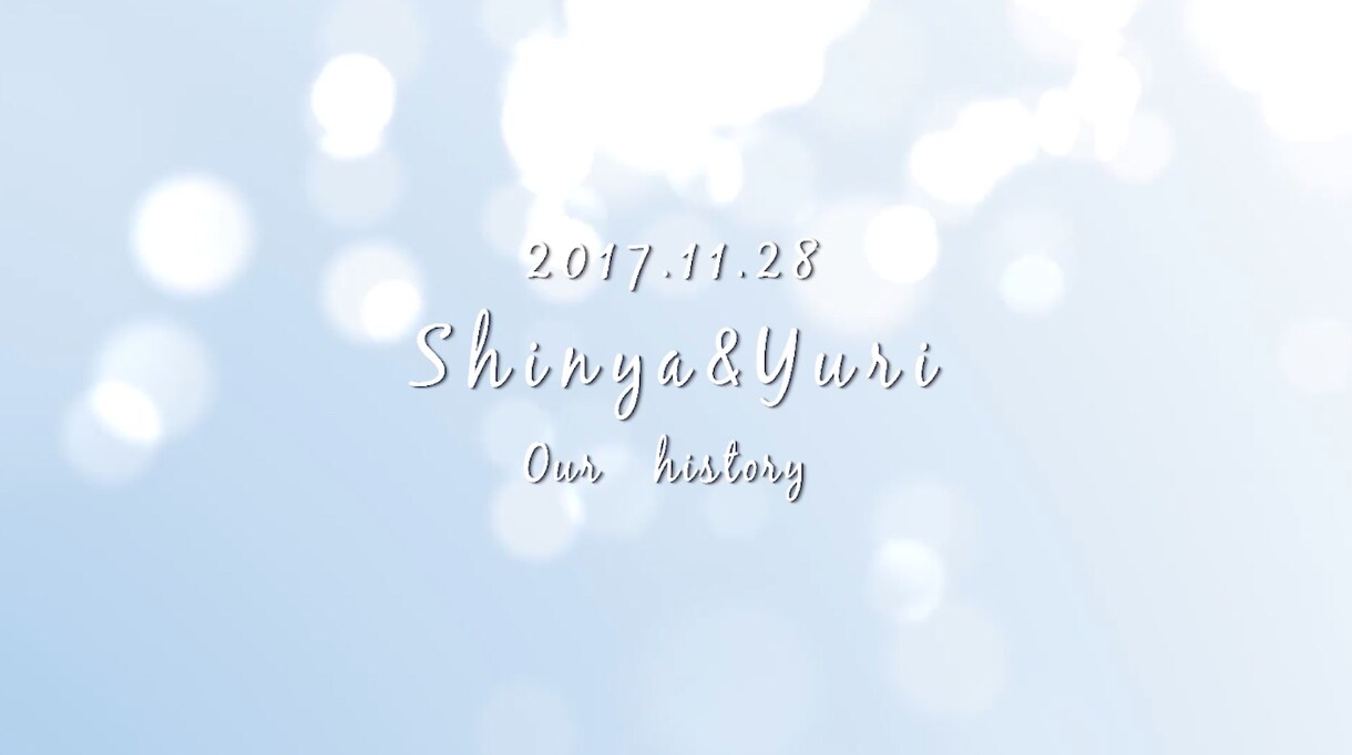 結婚式プロフィールムービーを心を込めて作成します お手頃価格でお洒落な動画に仕上げます イメージ4