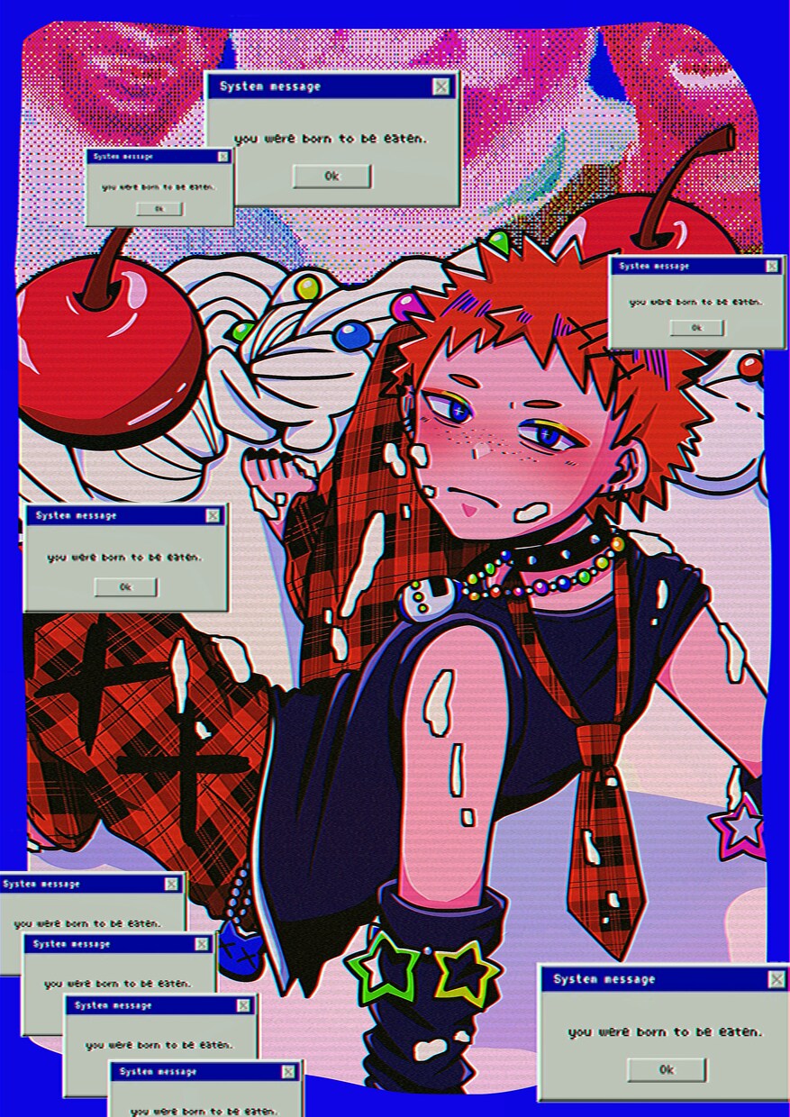 ポップ画風な1枚絵を描きます 鮮やかな色合いと勢いのある構成で誰よりも目立つ1枚に イメージ4