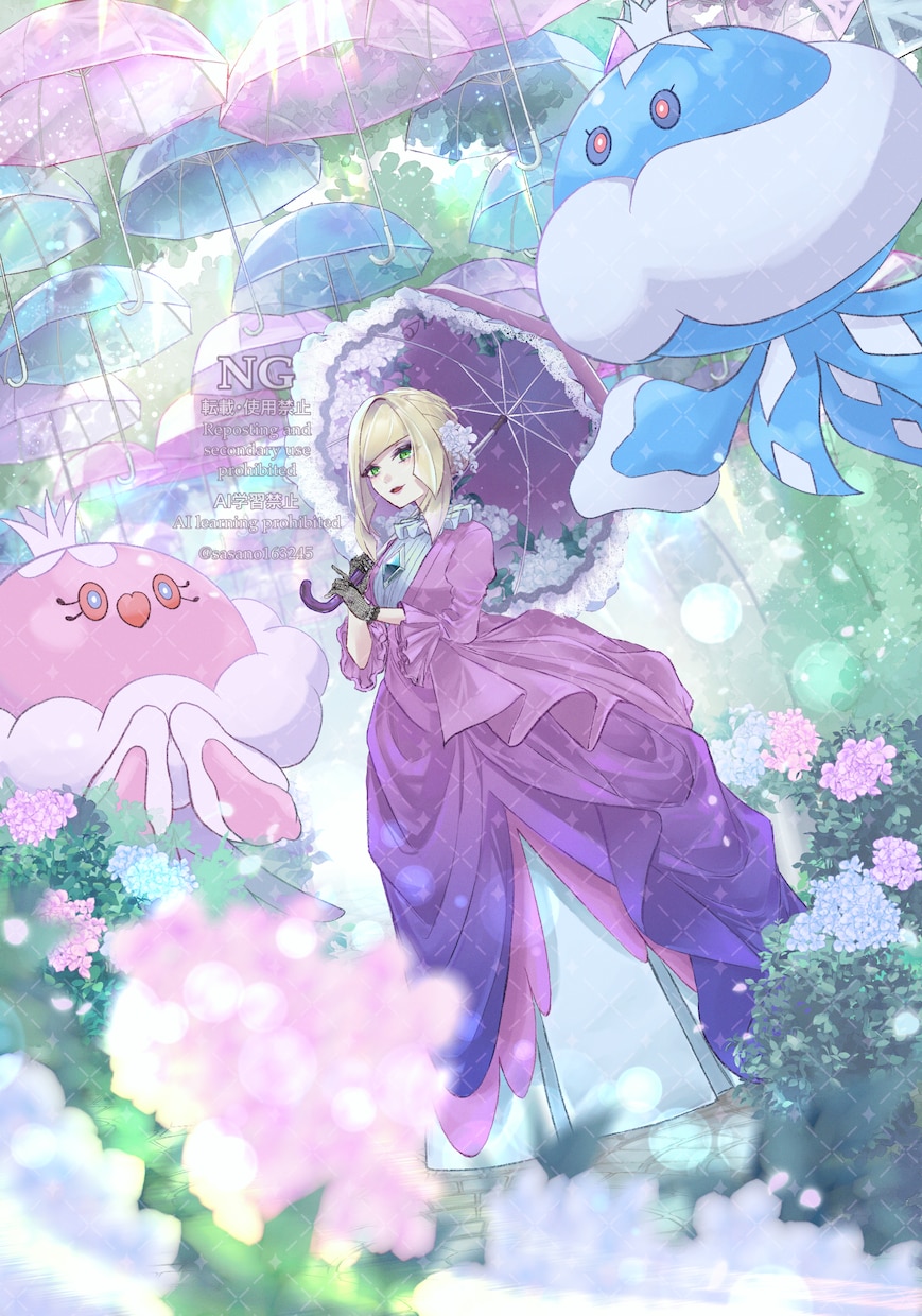 キラキラで美しいキャラクターイラストを描きます 一枚絵を必要としている方｜配信サムネイル、歌ってみた、グッズ イメージ3