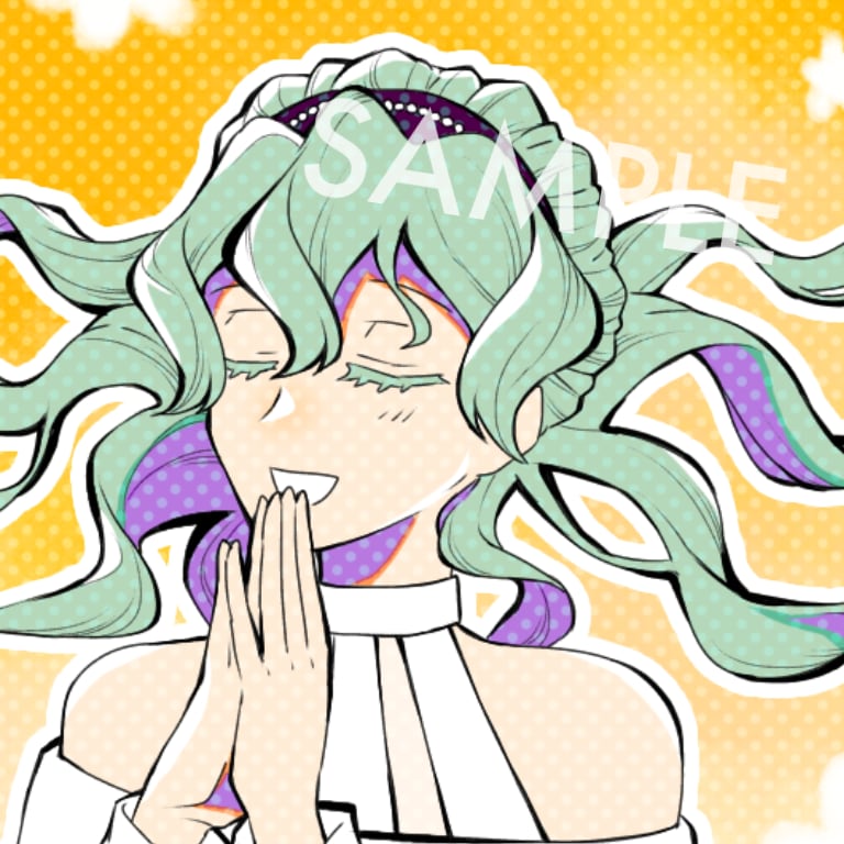 パキッとした塗りのアイコンお描きします SNSで使える！貴方のオリジナルキャラもお描きします！ イメージ2