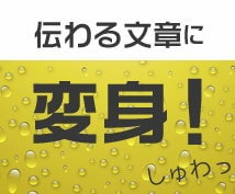 歴20年以上のライターが文章を変身させます もっともっと相手に届く・伝わる・響く文章が欲しいあなたへ イメージ1
