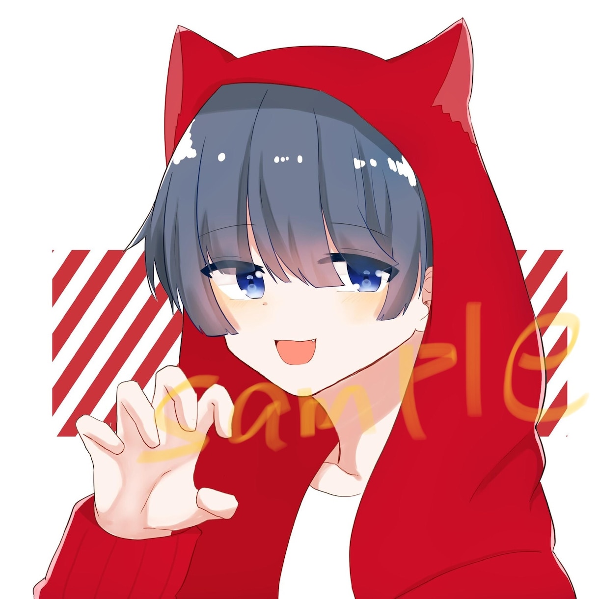 SNSアイコン承ります SNSにオリジナルキャラクター イメージ3